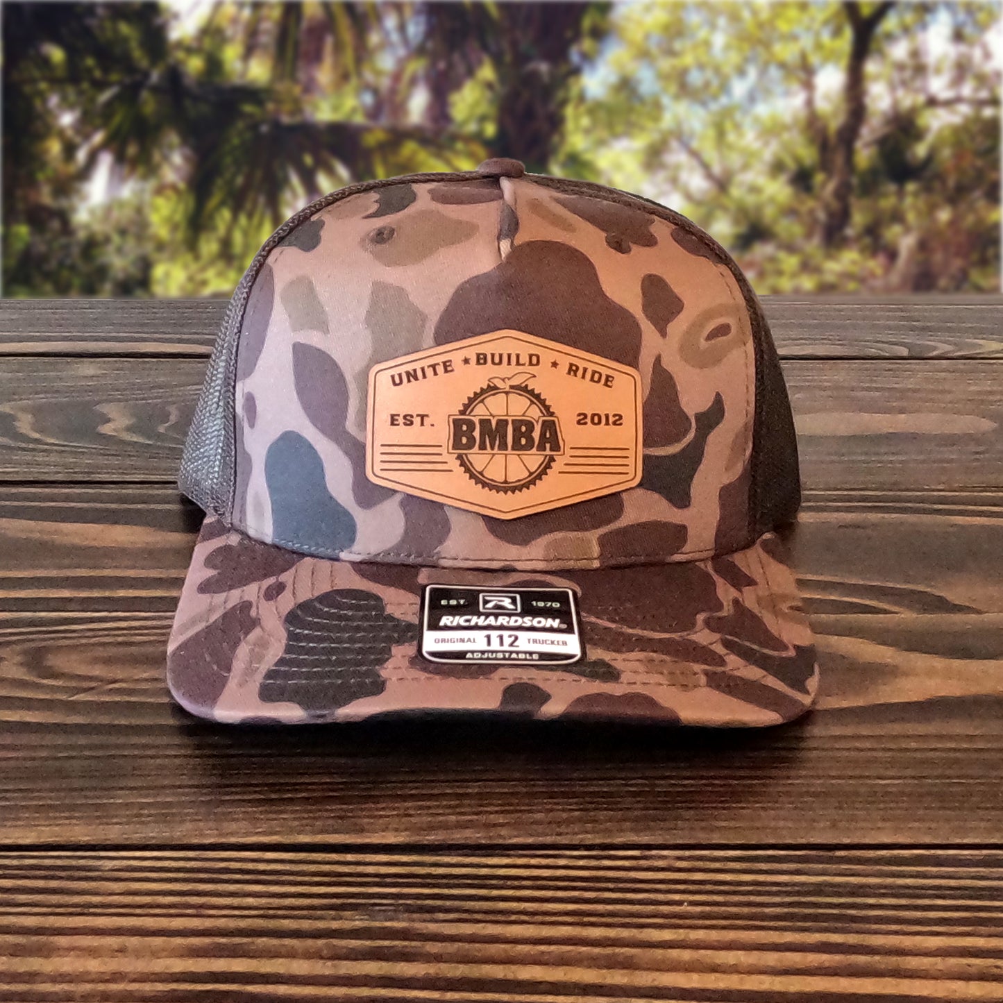 Richardson 112 Trucker - Duck-Camo-Brown - BMBA Hex Leather