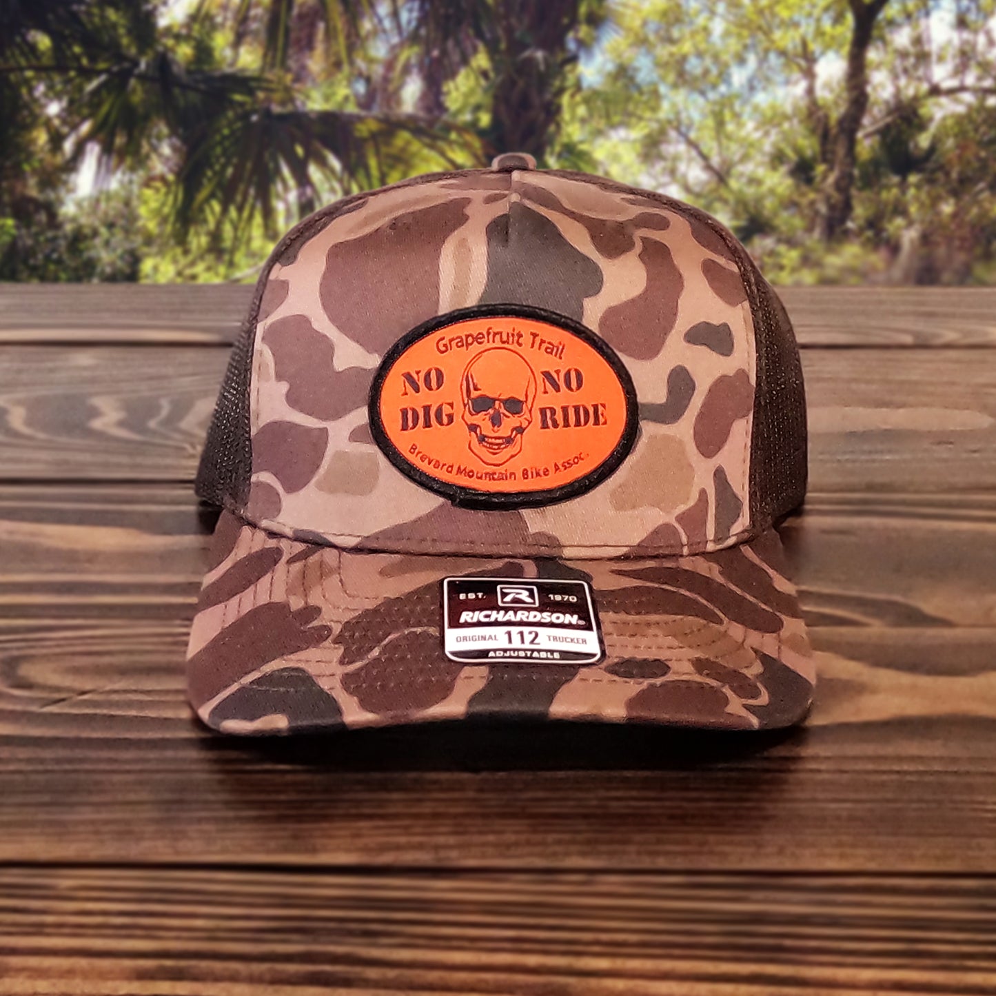 Richardson 112 Trucker - Duck-Camo-Brown - No Dig/No Ride