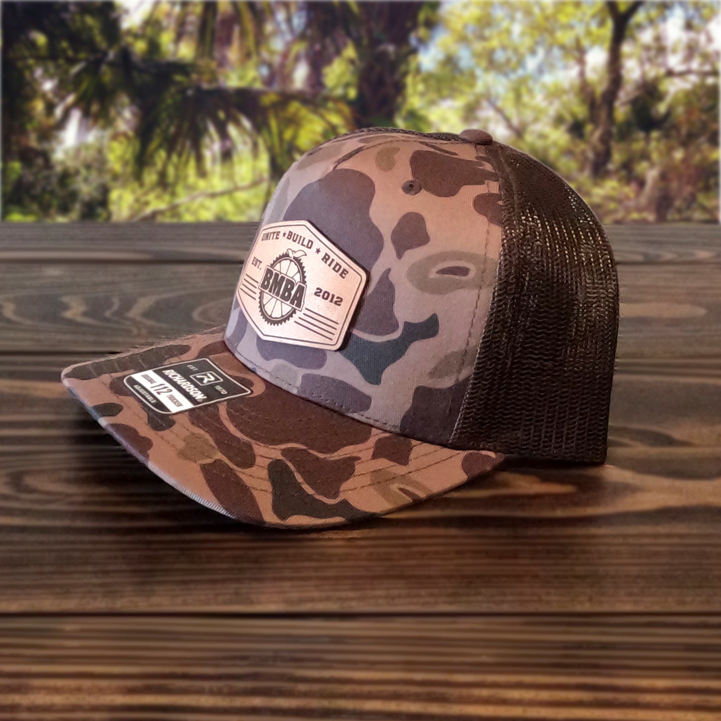 Richardson 112 Trucker - Duck-Camo-Brown - BMBA Hex Leather