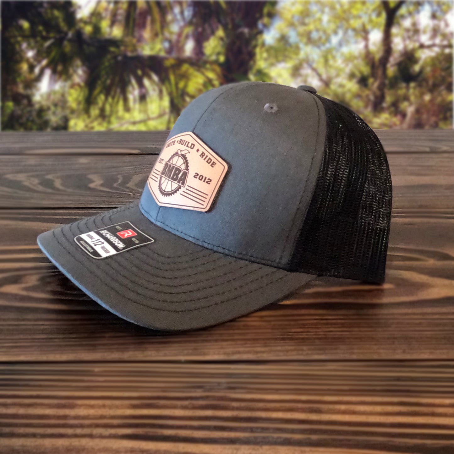 Richardson 112 Trucker - Charcoal/Black - BMBA Leather Hex-1