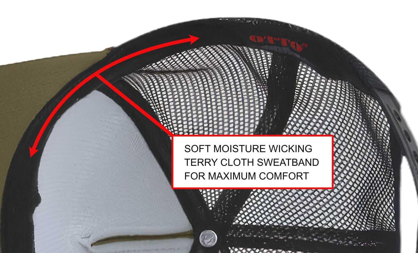 Otto 5-Panel Foam Front Trucker - Pink/Black - Hero Dirt Supply Co. Corp Logo