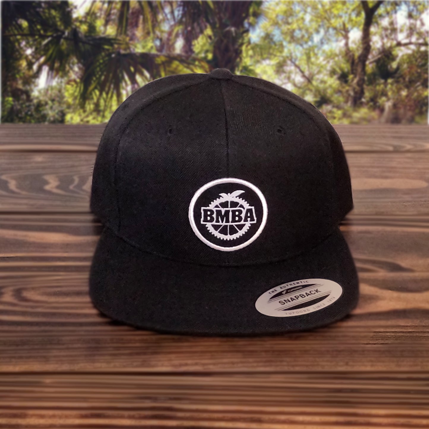 Yupoong 6089M - Classic Snapback - Black - Woven BMBA Round BW Logo