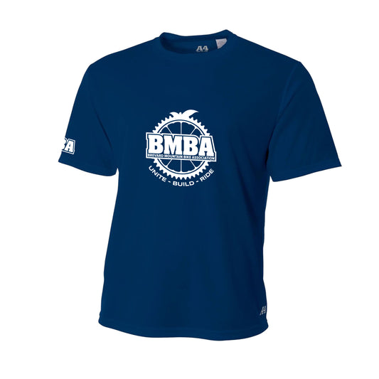 Men's Riding Jersey - Royal Blue - BMBA OG Logo-White - A4 Brand