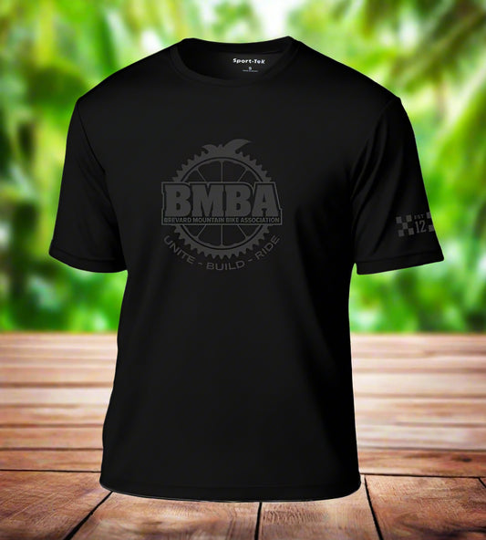 Unisex Jersey - BMBA Logo w/Moto-12 Sleeve - Black