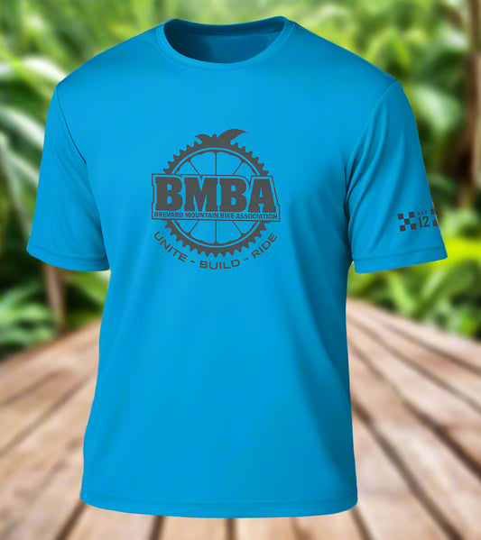 Unisex Jersey - BMBA Logo w/Moto-12 Sleeve - Sky Blue