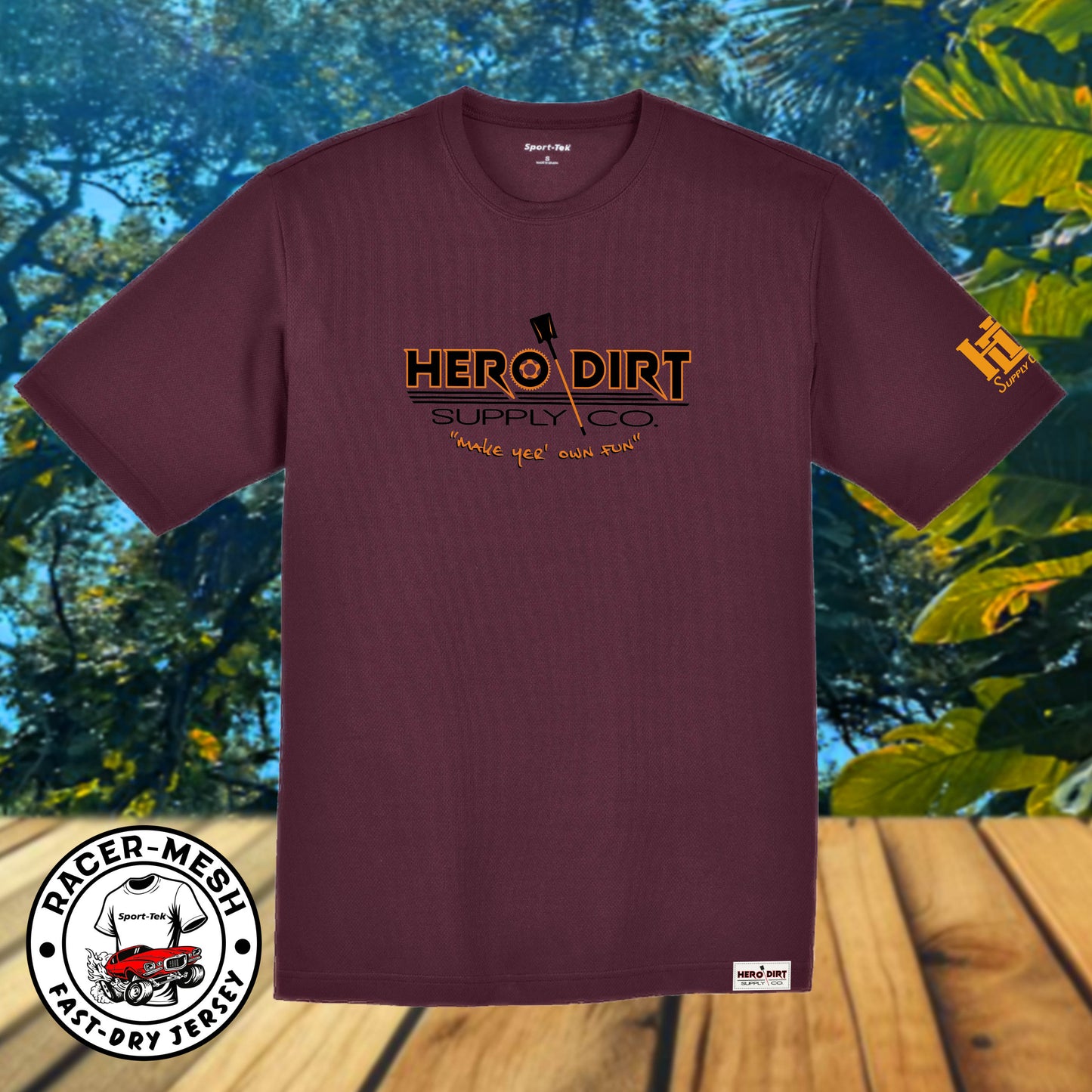 Unisex Jersey - Corp Logo - Maroon