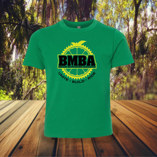Youth T-Shirt - Next Level 3310 - Kelly Green - BMBA Black & Yello