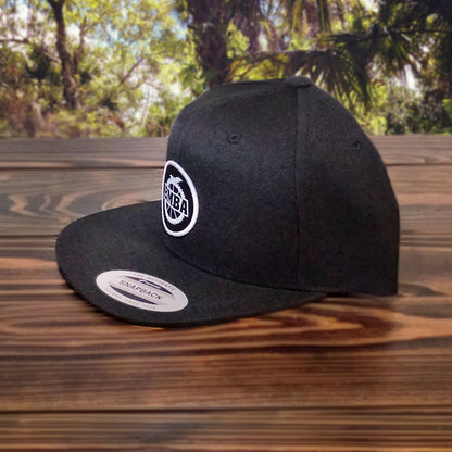 Yupoong 6089M - Classic Snapback - Black - Woven BMBA Round BW Logo