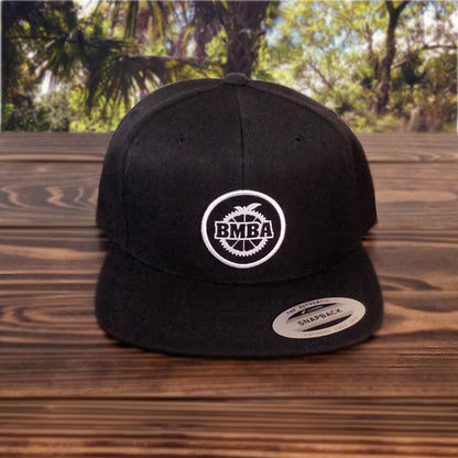Yupoong 6089M - Classic Snapback - Black - Woven BMBA Round BW Logo